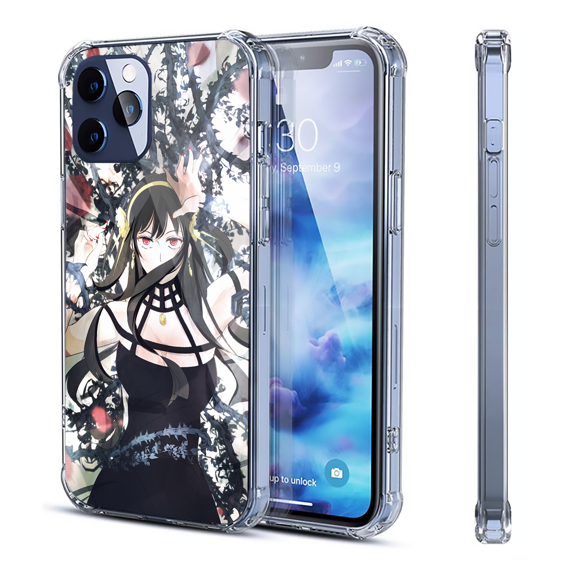 （画像用） SPY×FAMILY间谍家家酒 【iPhone 12シリーズ対応】透明スマホケース（クリアソフトケース）